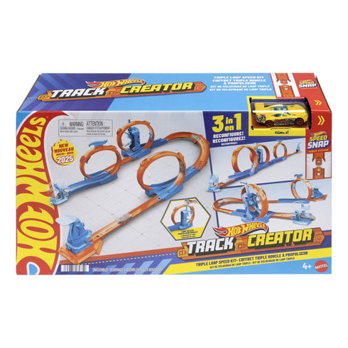 Hot Wheels Track Creator Triple Loop Frenzy Kit